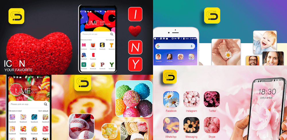 Ume Icon Changer v1.3.7 MOD APK (Premium Unlocked) Download
