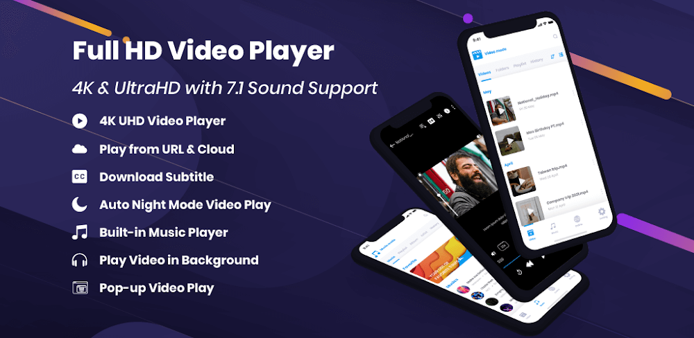Video Player HD v1.3.0 MOD APK Download (VIP Unlocked)