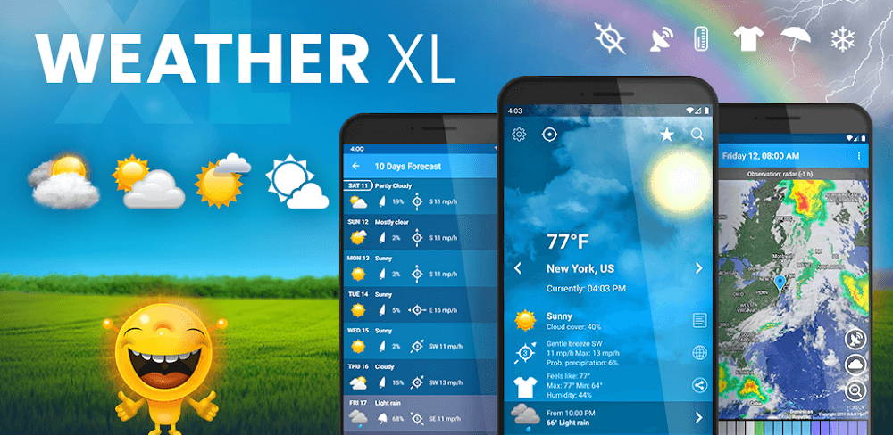 Weather XL PRO MOD APK v1.5.8.8 (Premium Unlocked) Download