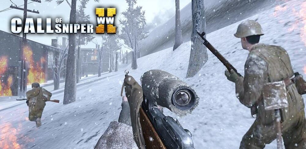 Call of Sniper WW2 v3.8.1 MOD APK (God Mode, Dumb Enemy) Download