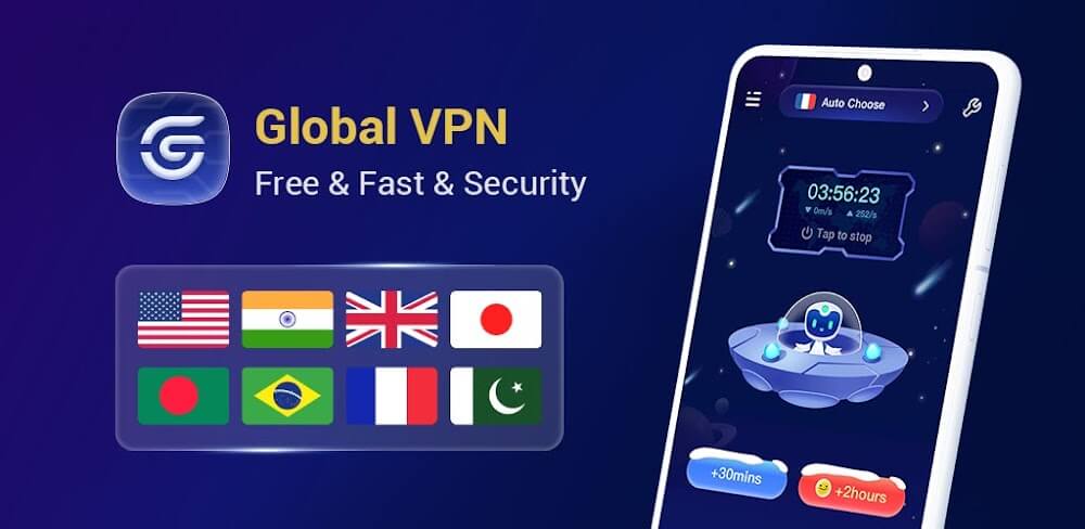 Global VPN v3.9.72 MOD APK Download (Premium Unlocked)
