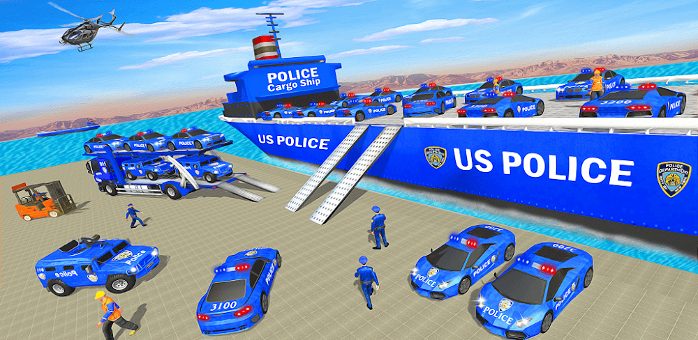 Grand Police Transport Truck v1.5.1 MOD APK Download (Unlock All Chapters) Game