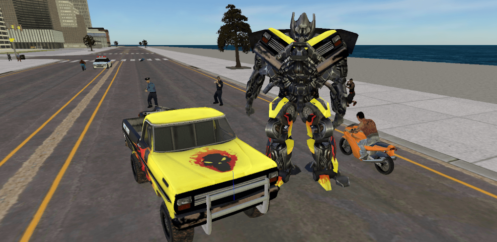 Pickup Truck Robot v1.8.4 MOD APK Download - Unlimited Upgrade Points