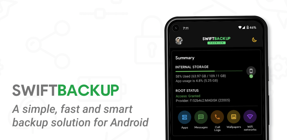 Swift Backup v5.0.6 MOD APK Download (Utilities)