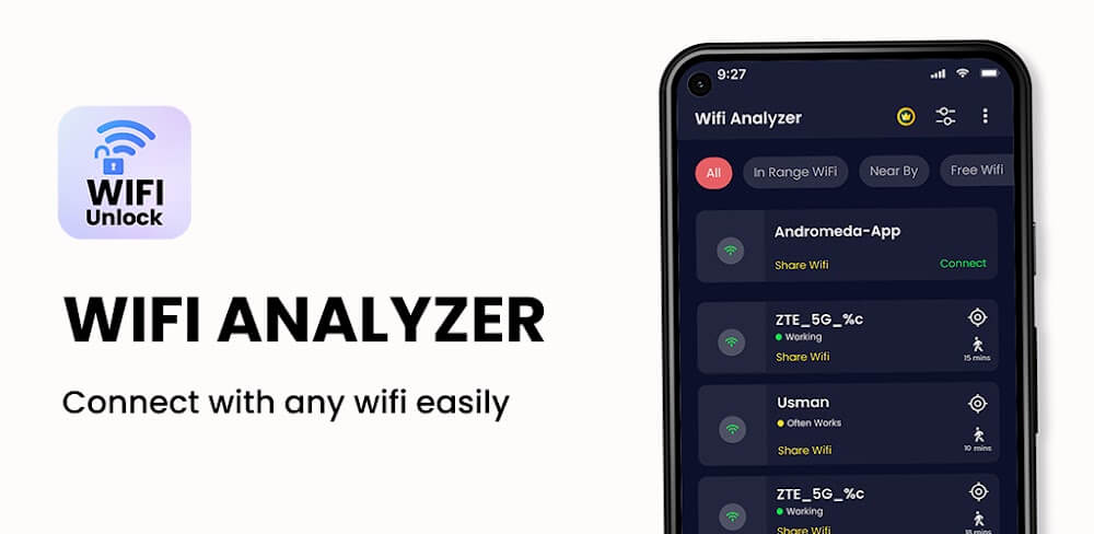WIFI Analyzer: WIFI Passwords v3.9.1 MOD APK Download Utility
