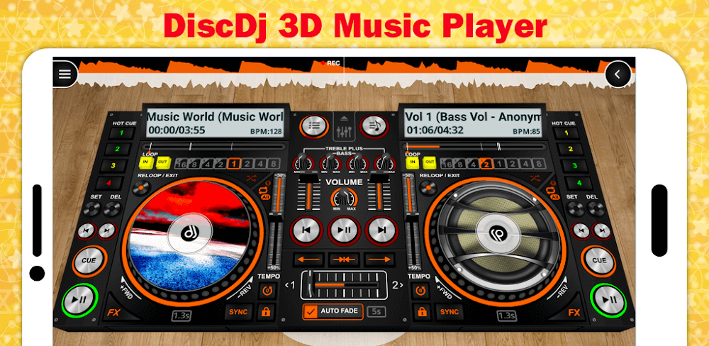 DiscDj 3D Music Player vv12.2.0s MOD APK Premium Music Player Download