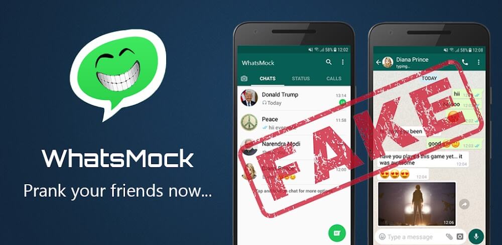 WhatsApp Fake v1.17.5 MOD APK (Premium Unlocked) Download
