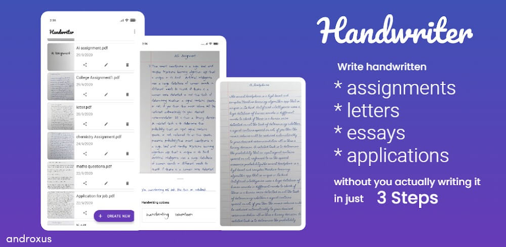 Handwriter v1.9.0 MOD APK (Premium Unlocked) Download