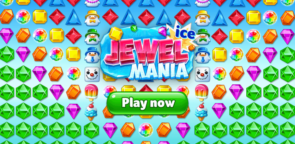 Jewel Ice Mania v26.0220.00 MOD APK Download (Auto Win Game)