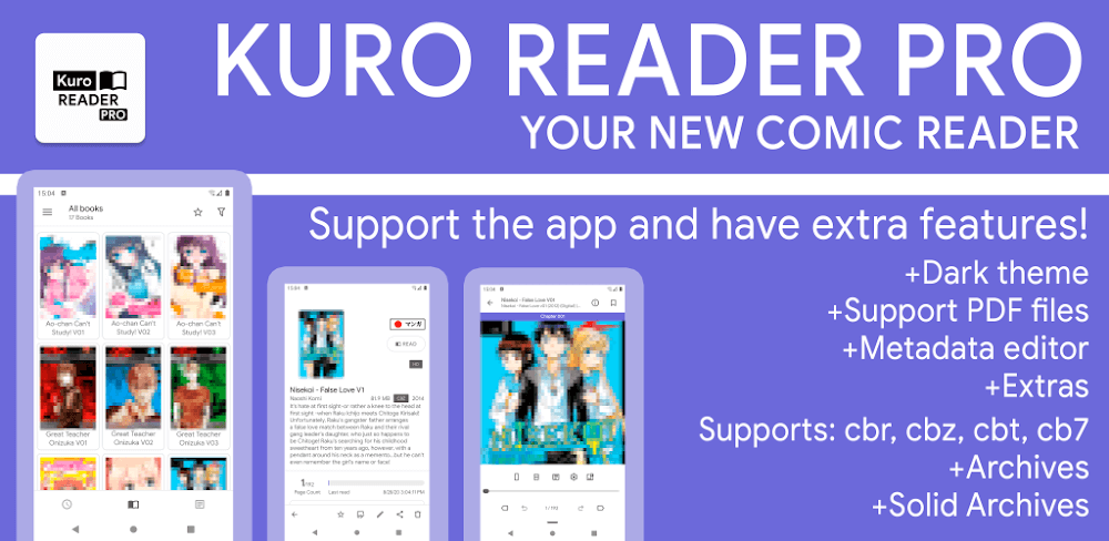 Kuro Reader Pro MOD APK v1.6.6 Pro Full Paid
