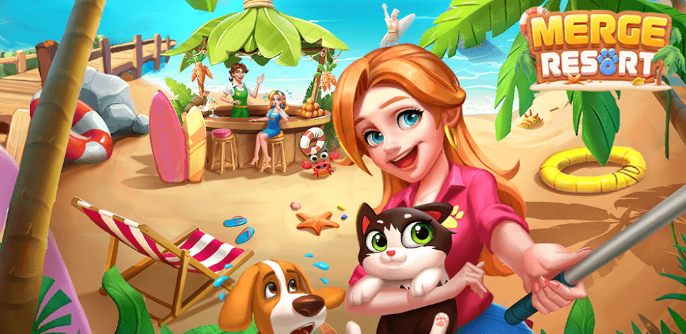 Merge Resort v2.7.4 MOD APK Free Shopping Download