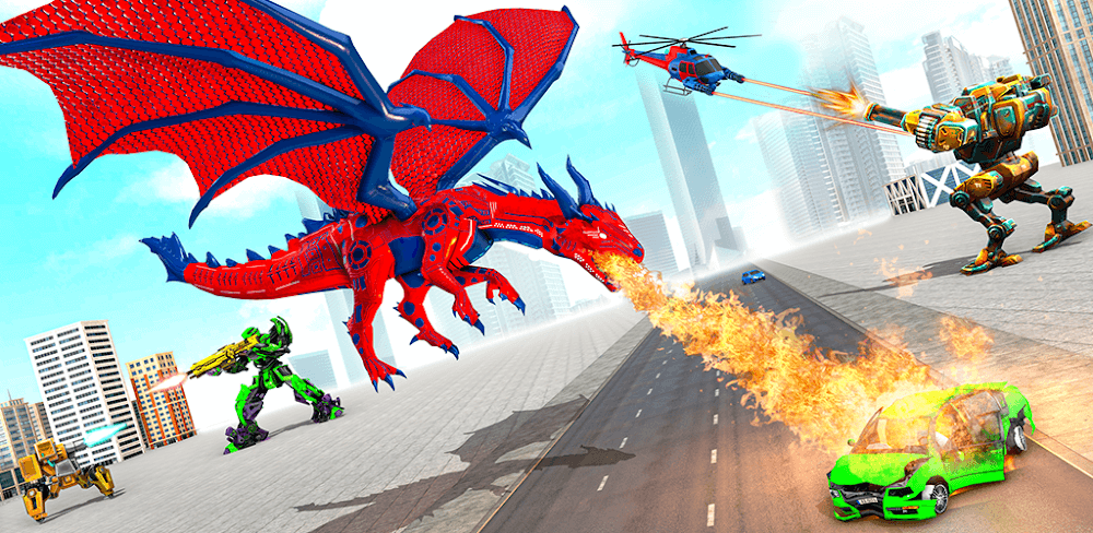 Multi Robot Car Transform Bat v2.1 MOD APK Game Download