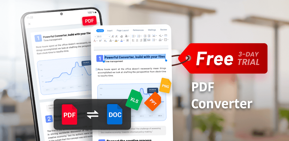 PDF Converter Pro v2.2.2 MOD APK (PDF Converter MOD, APK Download)