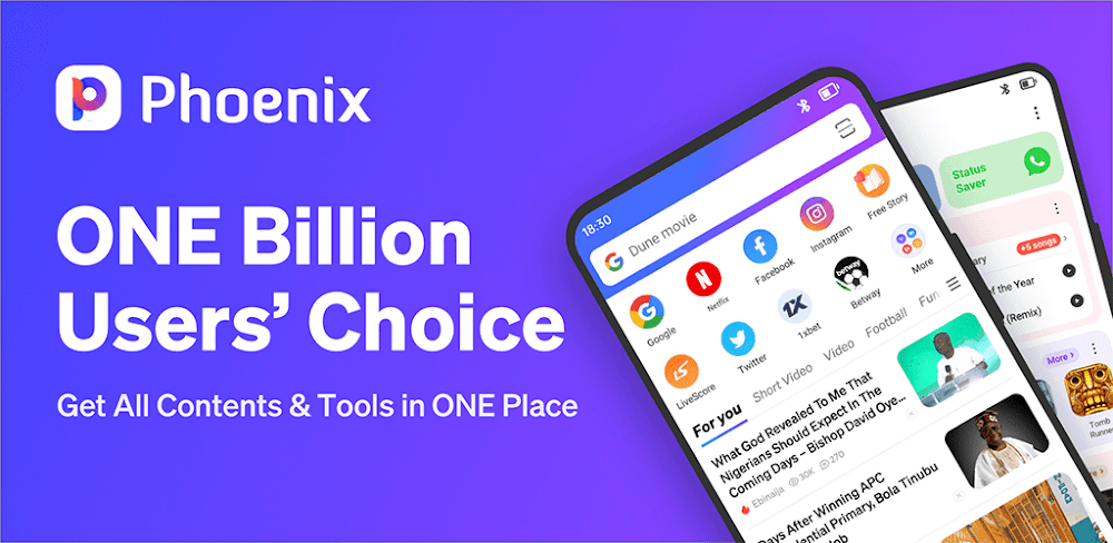Phoenix Browser MOD APK v20.7.3.6385 (Premium Unlocked) Download