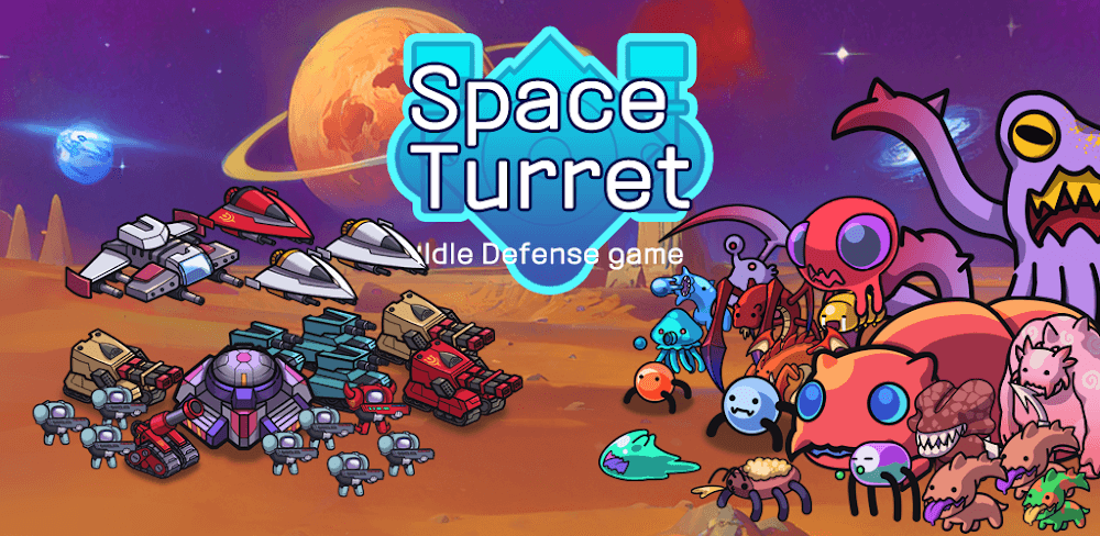 Space Turret Defence v1.67 MOD APK Damage Multiplier God Mode