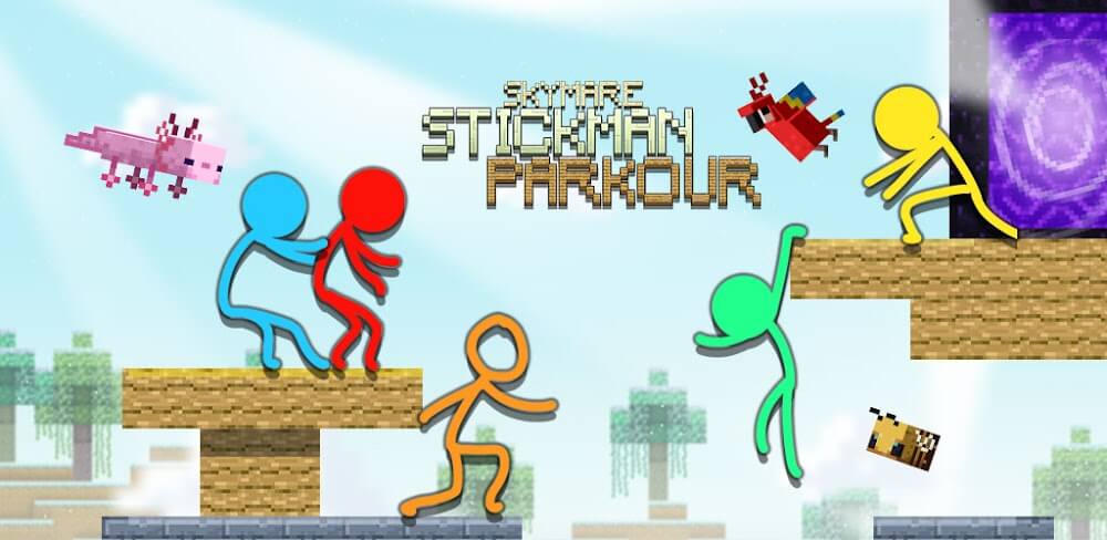 Stickman Parkour v3.0 MOD APK Game Download