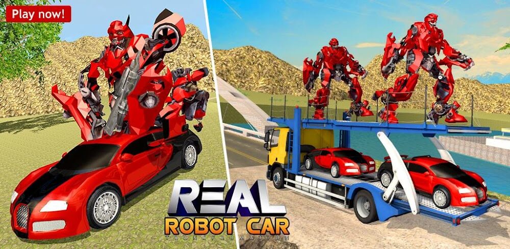 US Robot Transform Car Driving v1.0.8 MOD APK Game
