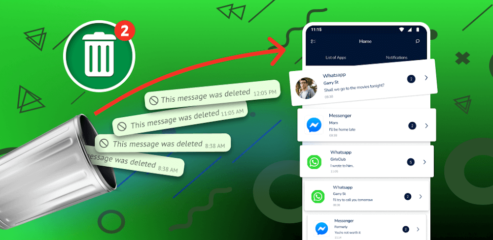 WA Deleted Messages Recovery v1.8.1 MOD APK Download