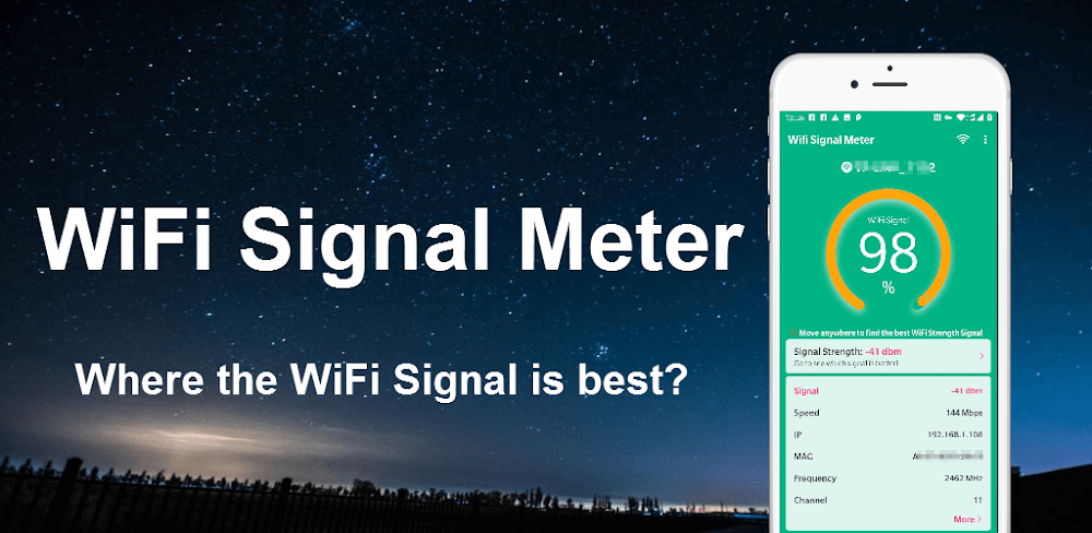 WiFi Signal Strength Meter v1.1.21 MOD APK Premium Unlocked Download