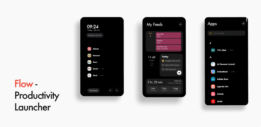 Flow Minimalist Launcher v33 MOD APK Download