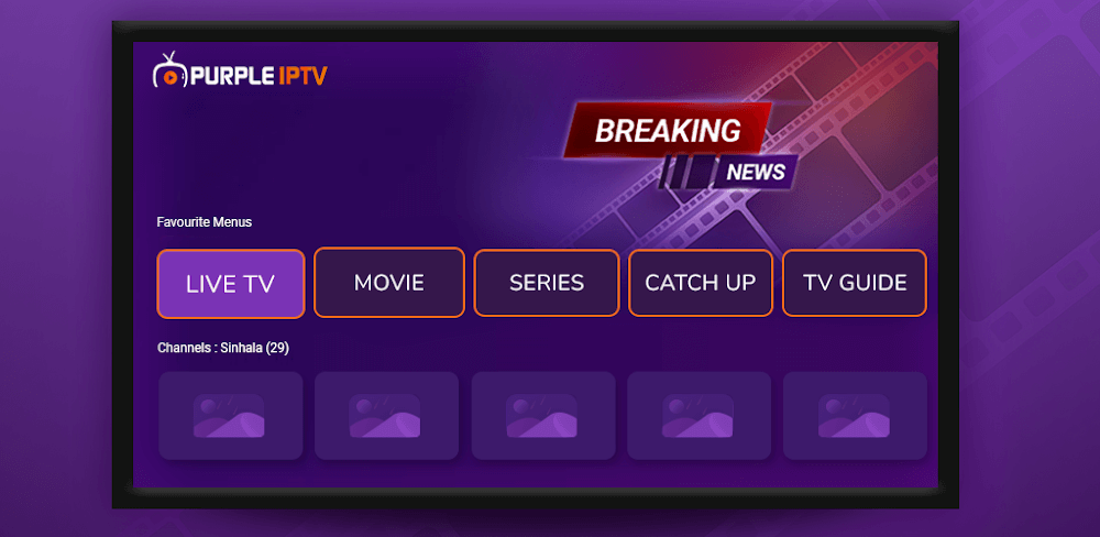Purple IPTV v7.0.7 MOD APK (Utilities App)