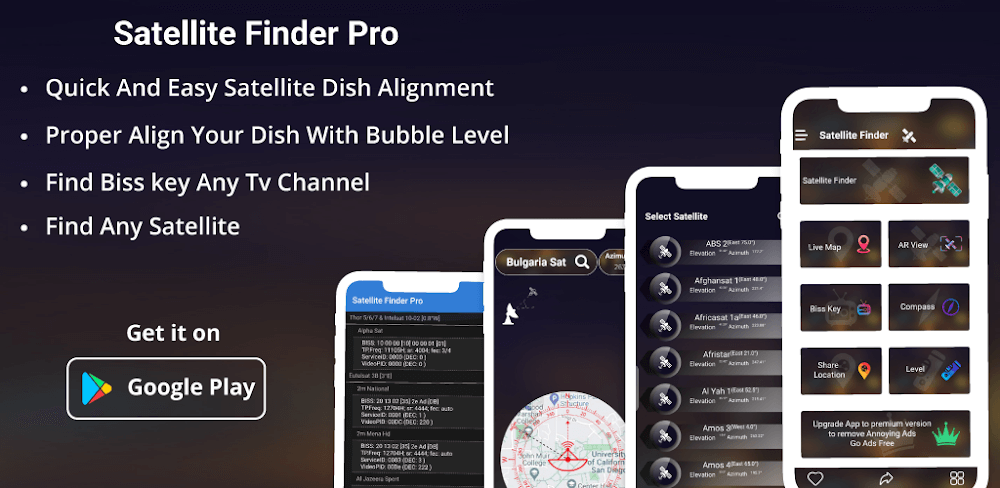 Satellite Finder Pro v7.1.0 MOD APK