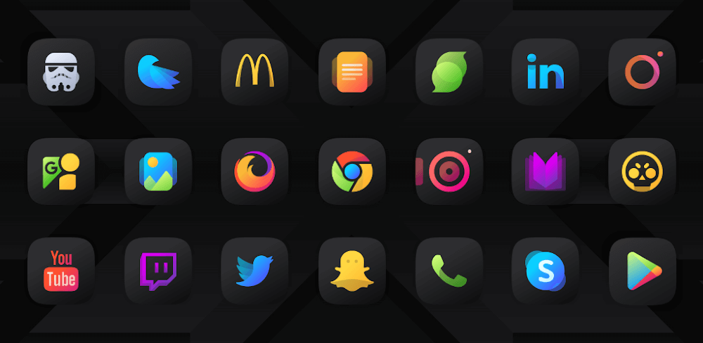 Athena Dark Icon Pack v40.60.27 MOD APK Download