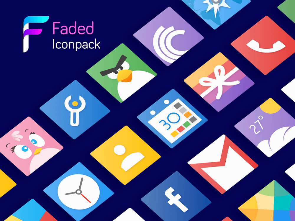 Faded Icon Pack MOD APK v6.0.4 Full Version Download