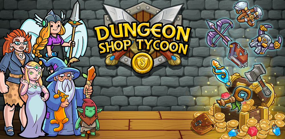 Dungeon Shop Tycoon v1.784.11 MOD APK Download Cheat Menu Game