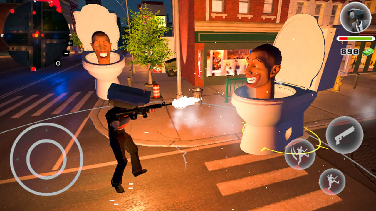 Skibidi War - Toilets Attack v1008 MOD APK Game Download