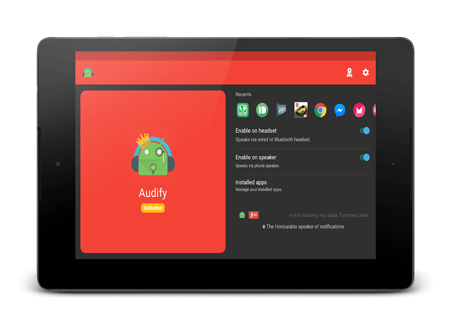 Audify v4.6.3 MOD APK (Utilities) Download