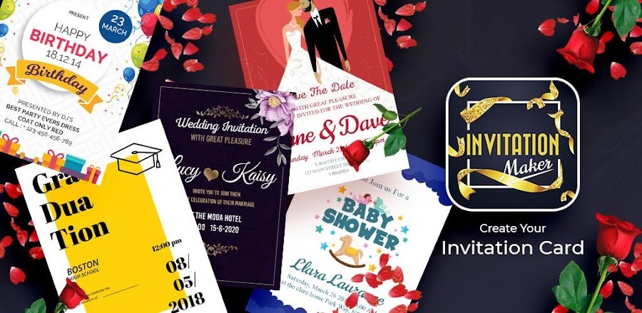 Invitation Card Maker MOD APK v1.2.7 Download (Premium Unlocked)