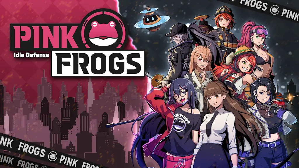 PINK FROGS: Idle Defence v55.0.1 MOD APK Game Download