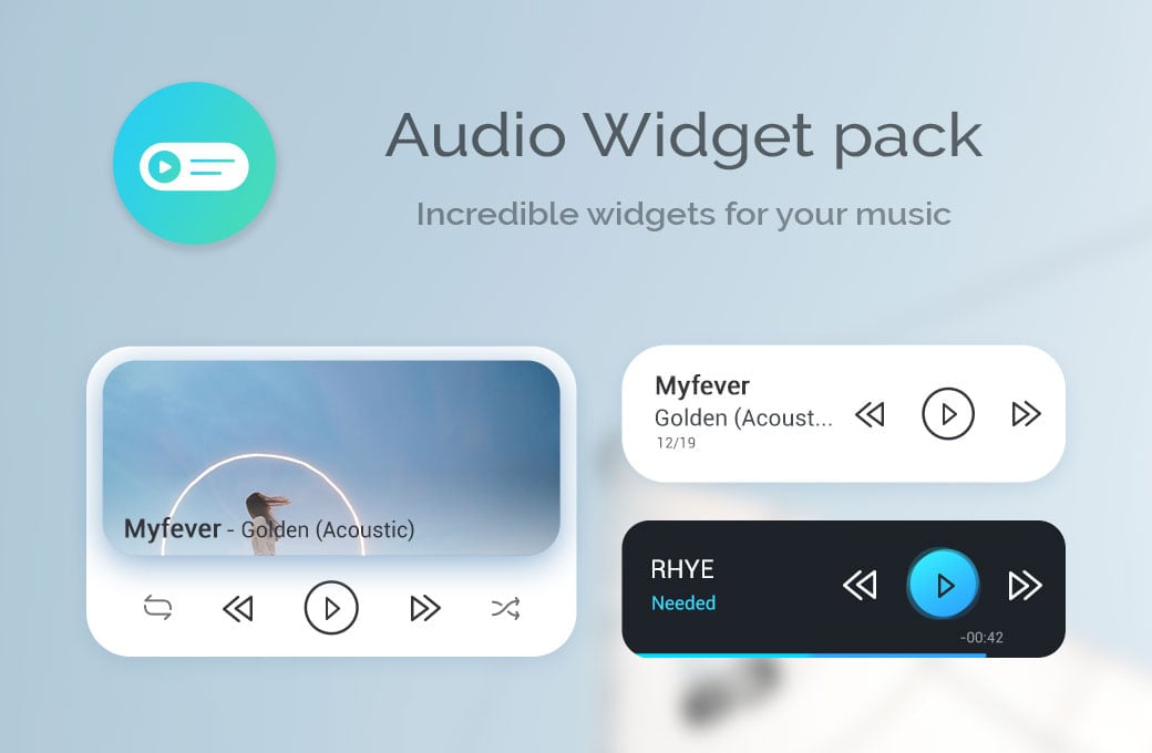 Audio Widget Pack v2.5.1 MOD APK Download