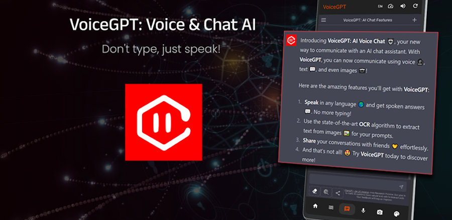 VoiceGPT v2.20 MOD APK Download - Premium Unlocked