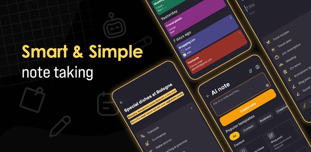 AI Note Taker v10.1.1 MOD APK Download (Premium Unlocked Utilities)