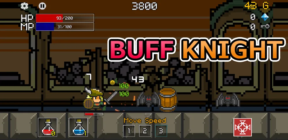 Buff Knight v1.104 MOD APK (Menu, Money, Speed) Download