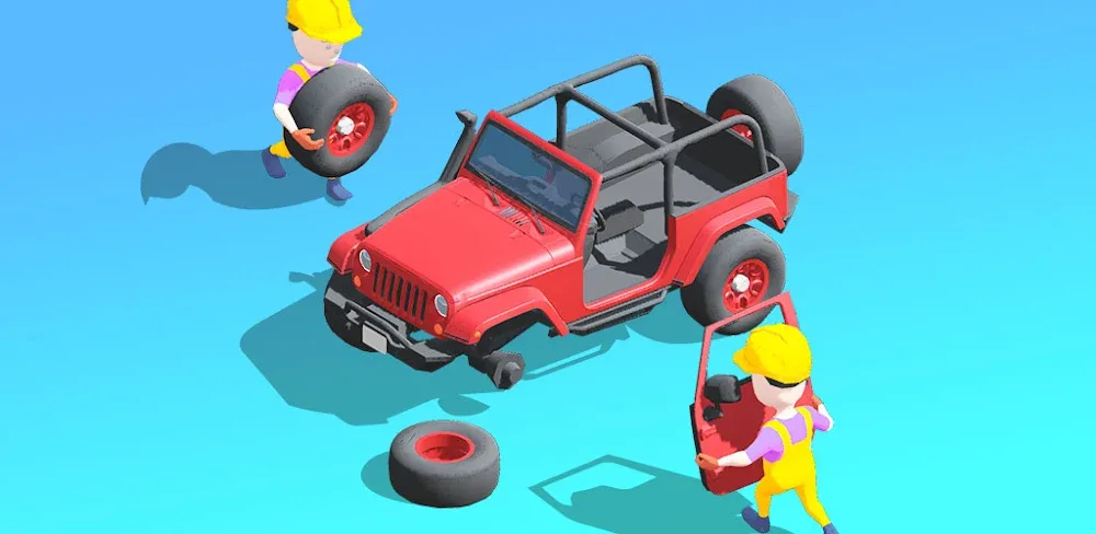 Car Assembly Simulator MOD APK v0.2.5 Download Free Purchase