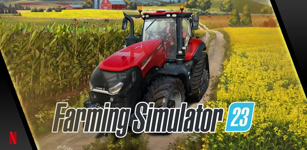 Farming Simulator 23 NETFLIX v0.0.0.23 MOD APK Unlimited Money Game Download