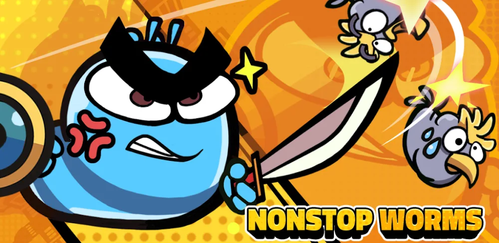 Nonstop Worms v1.3.4 MOD APK Game Download