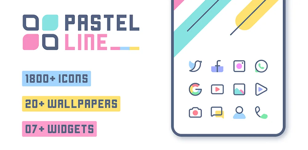 PastelLine IconPack 2.9 MOD APK Download