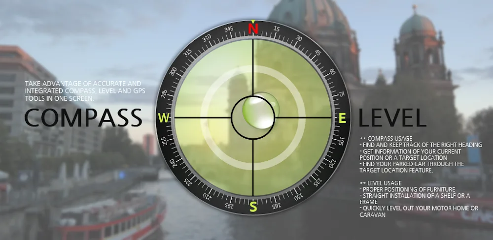 Compass Level v2.4.20 MOD APK Download (Utility)