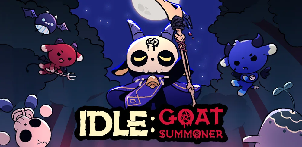 Idle Goat Summoner MOD APK v1.00.91 (Idle, Free Upgrades) Download