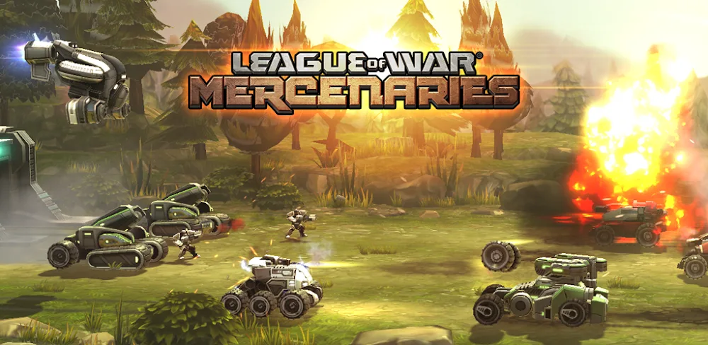 League of War: Mercenaries v11.0.010 MOD APK (Menu, God Mod, Damage x10) Download