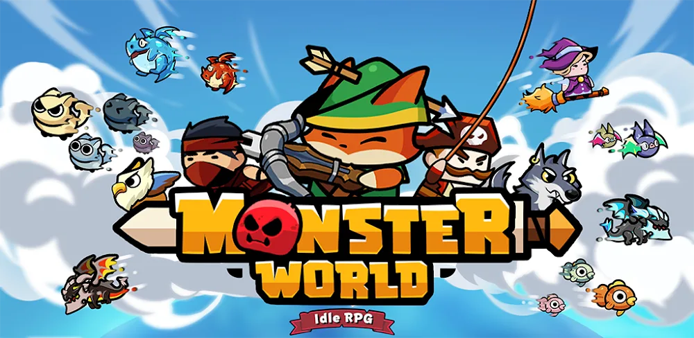 Monster World v1.0.10.01.09 MOD APK (Gold, Gems Multiplier) Game Download