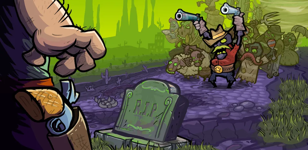 Wild Zombie West v1.41 MOD APK Unlimited Money Lives Download