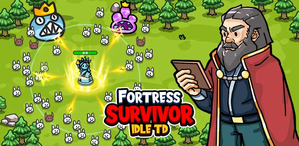 Fortress Survivor: Idle TD v3.1 MOD APK (God Mode, Unlimited Money) Download