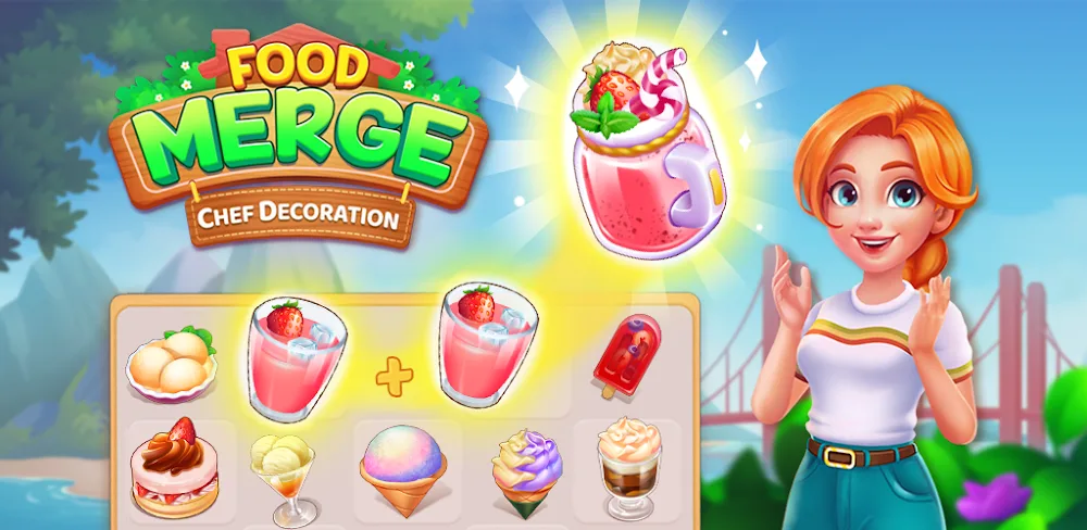 Merge Food v1.0.23 MOD APK Free Shopping Download
