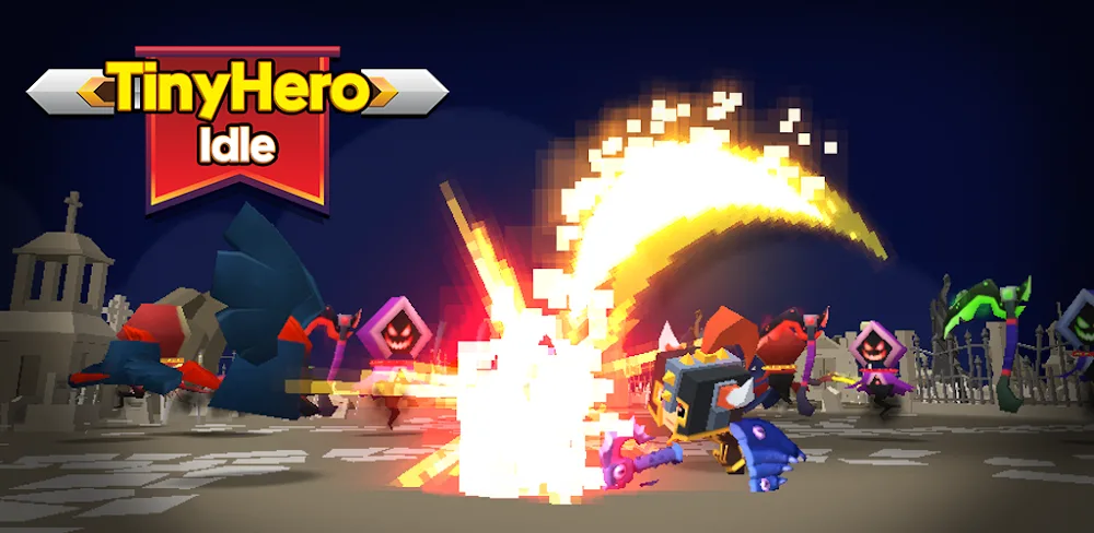 Tiny Hero Idle v1.3.2 MOD APK Damage Multiplier God Mode Download