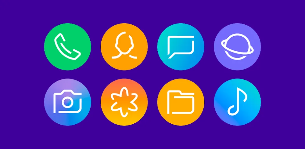 Delux Icon Pack (Round) v1.9.6 MOD APK Download
